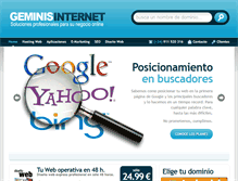 Tablet Screenshot of grupogeminis.es